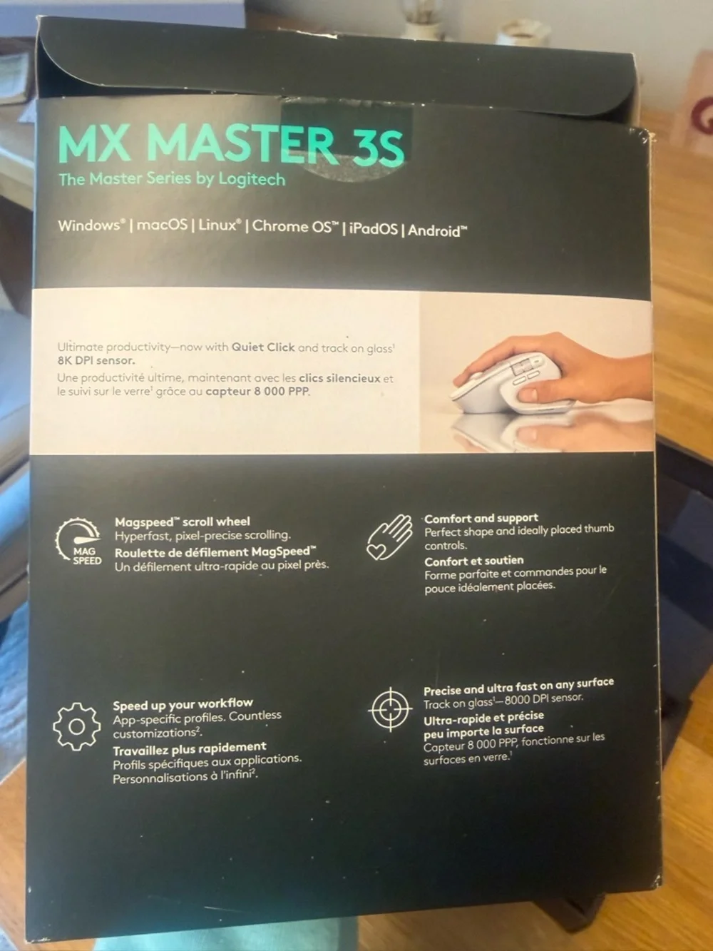Logitech MX Master 3S Wireless Mouse - White